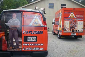 Professional, fully-licensed and insured, Atlanta drain cleaning, sewer cleaning, and rooter service - let's get those sewer and water lines flowing again!